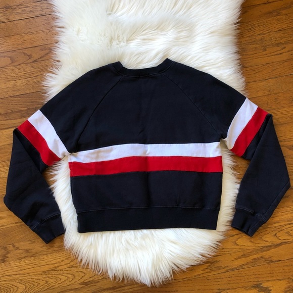 SOLD! Bandy Melville Striped Crew Neck Sweater - Picture 5 of 6